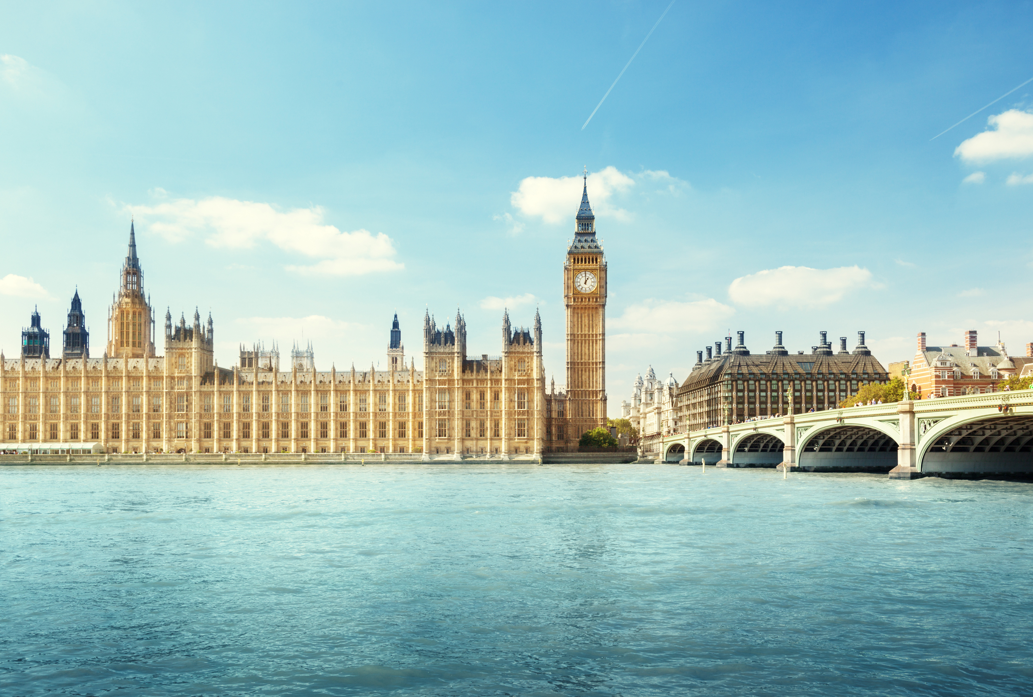 Houses of Parliament beside the River Thames