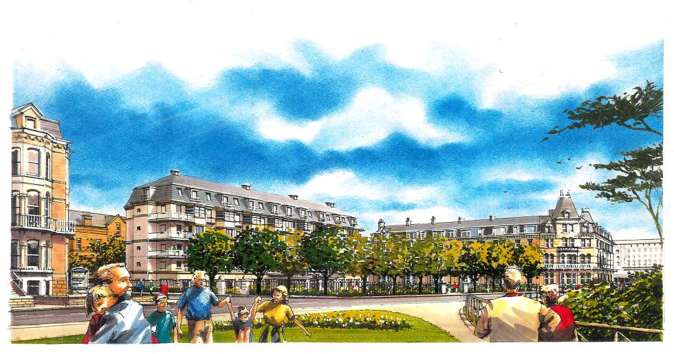 Painting of Dulverton Hall