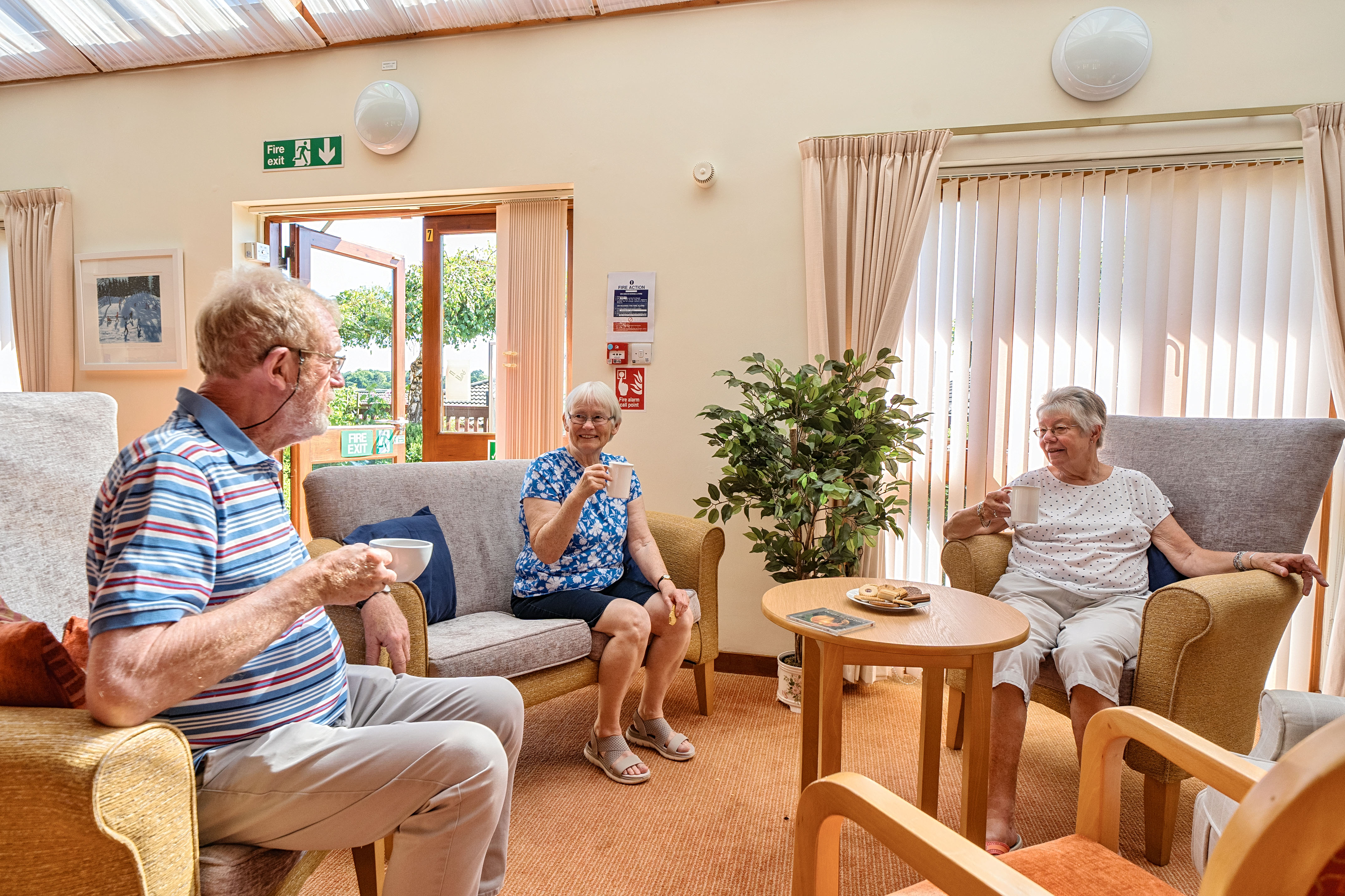 Residents at Stuart Court