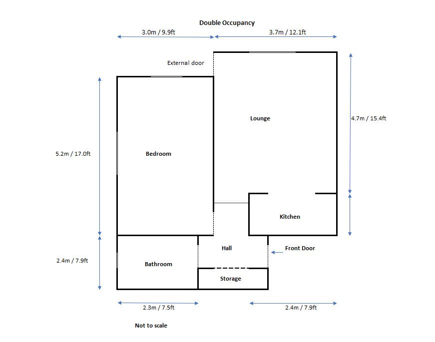 Stuart Court Flat Layout