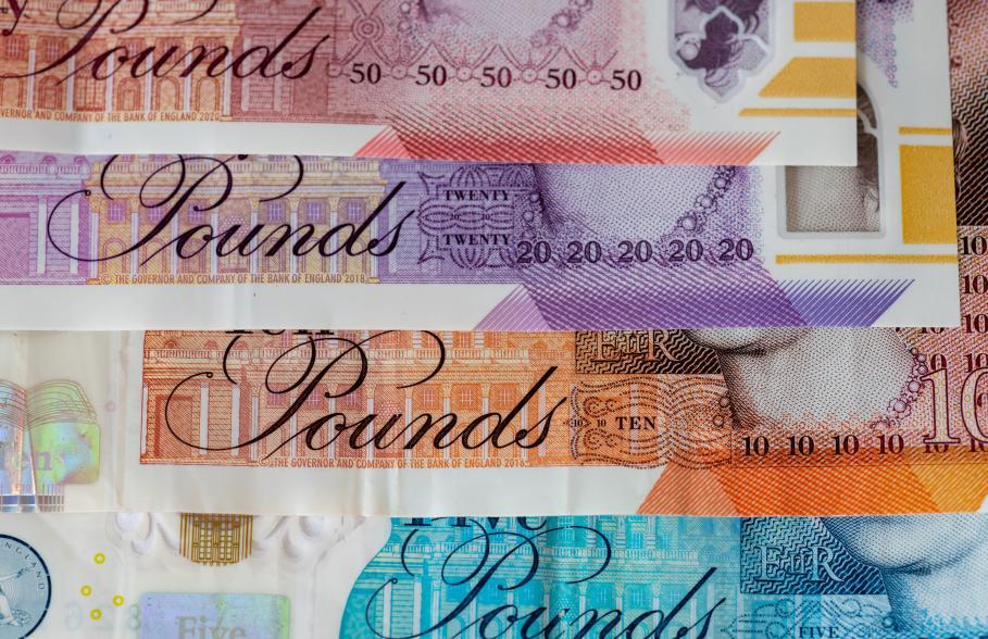British bank notes