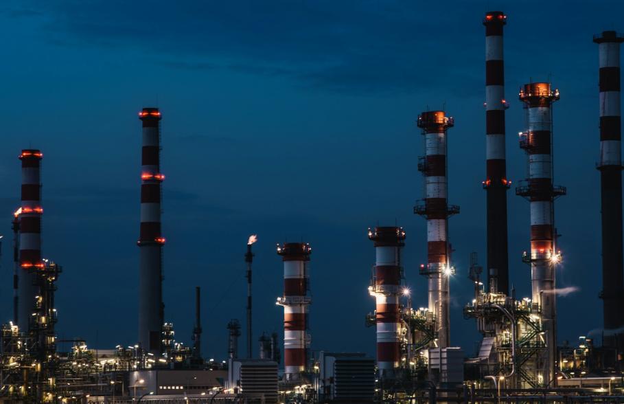 Oil refinery in Portugal