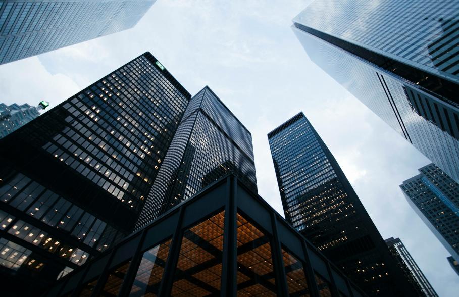 High rise buildings in the city